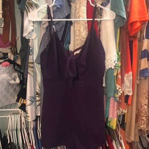 Purple romper perfect for game days 💜💜